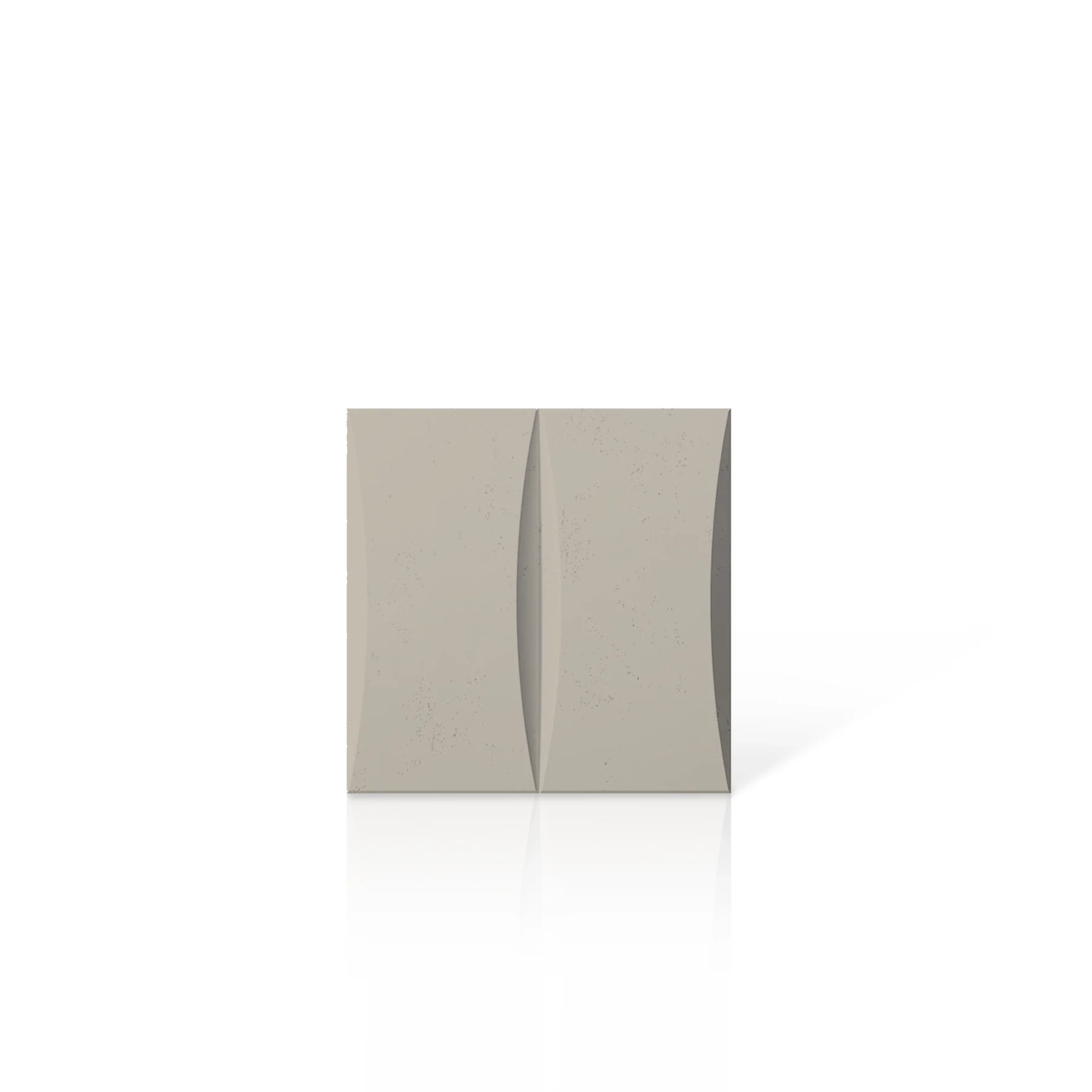 3D Concrete Wall Panels BLOCK colour swatch on white background DecorMania.eu